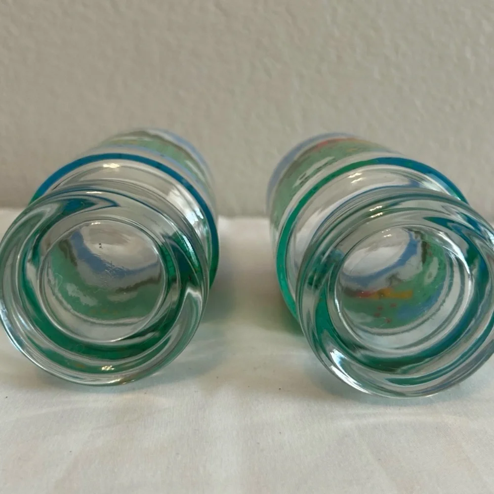 Vintage Nina Sheep Farm Glasses Anchor Hocking Cottagecore Glassware, Set of 2